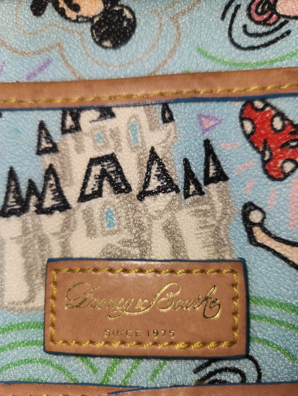 Dooney & Bourke  Disney Sketch Wristlet - Picture 10 of 11